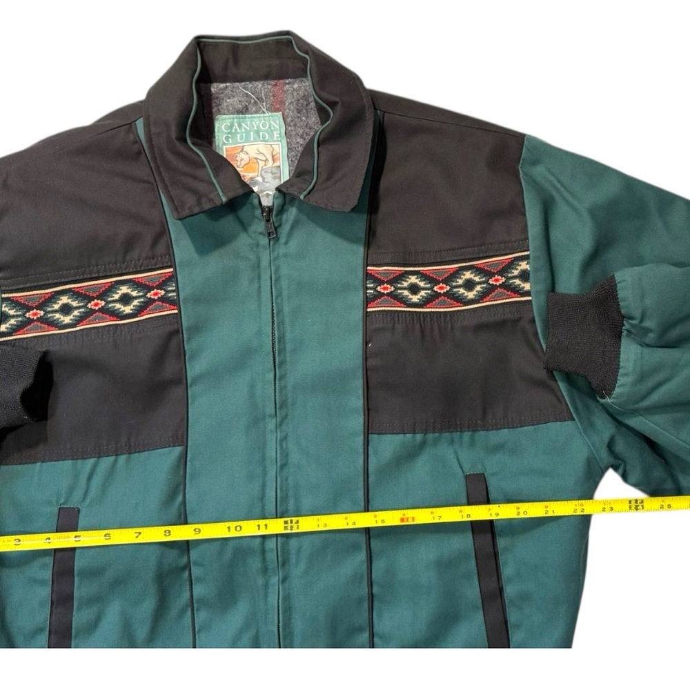 Vintage Canyon Guide Outfitters Aztec style Jacket made in USA - Large - Picture 9 of 10